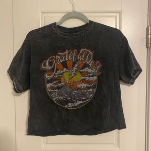 Grateful Dead Cropped Graphic Tee